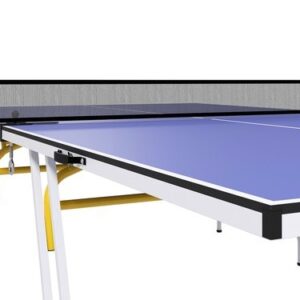 SPORTNOW-MDF, Staal-Blauw-274L x 152,5B x 76H cm - Tafeltennistafel