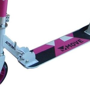 Step - Vouwbare Scooter 125 Roze/Wit - 125mm - In Hoogte Verstelbaar - Vanaf 3 Jaar