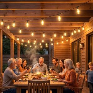 Homcom LED Sfeerverlichting - 4,5B x 9,1H cm - Zwart