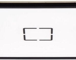 Briloner Leuchten - Led-plafondlamp, 22 W, 3000 lumen, vierkant, wit-zwart met achtergrondlicht