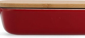 KitchenAid Ovenschaal met bamboe deksel - small - keizer rood