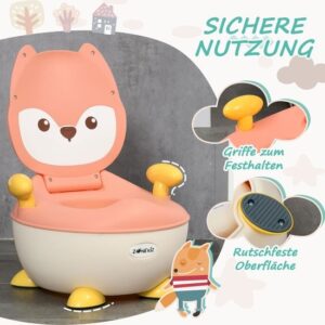 ZONEKIZ Kindertoilette met zijhandgrepen 460-012V00