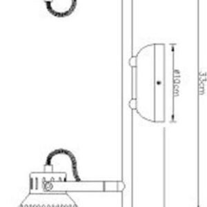 Moderne Plafondlamp - Nikkel - 2 x E14 fitting | Surrey