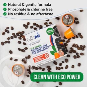 Caffenu reinigingscapsules voor espressoapparaten, 5 capsules per verpakking