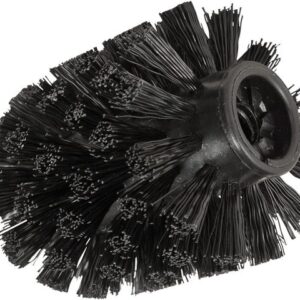 Wenko Vervangende Toiletborstelkop - 8,5 Cm - Zwart