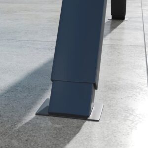 Outsunny Hollywoodschommel met verstelbaar zonnescherm, 2-zits, 220kg belastbaar, crème wit