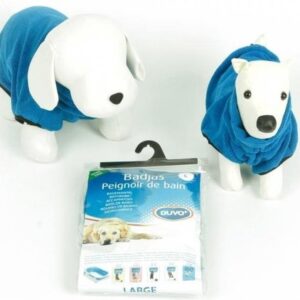 Duvo+ Hondenbadjas - Dierenkleding - Blauw - 58 cm
