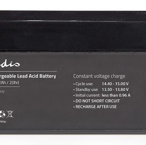 Nedis Oplaadbare Loodaccu - Lead-Acid - Oplaadbaar - 12 V - 3200 mAh