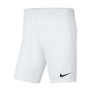 Nike Jongens Shorts Dri-Fit Park 3, Wit/(Zwart), BV6865-100, XL
