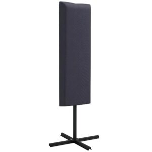 Outsunny Cantilever Paraplu Bescherming Weerbestendig voor 2-4m Parasol, Donkergrijs