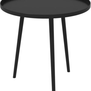 Outsunny Bijzettafel 40cm x 40cm x 50cm - Zwart
