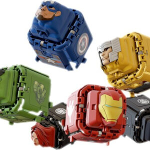 Marvel Avengers Battle Cube - Captain America VS Black Panther - Battle Fidget Set