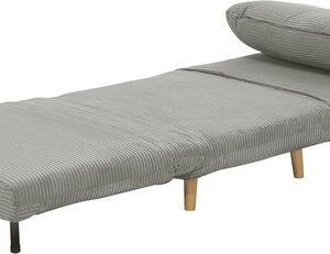 HOMCOM 2-in-1 slaapbank vouwbed - verstelbaar - grijs - 82x89x83 cm