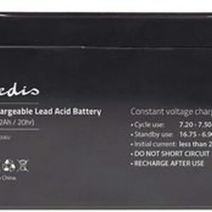 Nedis Oplaadbare Loodaccu - Lead-Acid - Oplaadbaar - 6 V - 7200 mAh