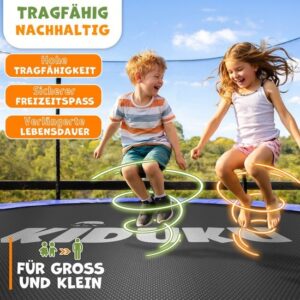 KIDUKU® Trampoline Springmat Ø 305 cm | UV-bestendig & Weerbestendig Reserve Springdoek