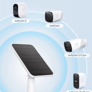 Eufy Zonnepaneel - Geschikt voor alle EufyCams - 2.6W - Wit