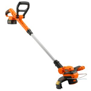 Outsunny Accu-grastrimmer 21 V met 2 x 4,0 Ah lader, 25 cm maaibreedte, telescopische handgreep