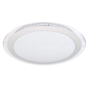 Globo 48395-18 LED-plafondlamp met sterreneffect en afstandsbediening, dimbaar daglicht