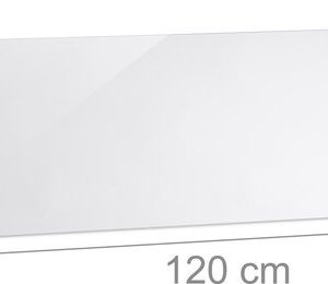Glazen achterwand voor keuken - 40 x 120 cm - spatbescherming - veiligheidsglas - transparant