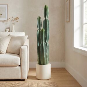 Homcom Kunstplant van Kunststof - 25L x 25B x 111H cm - Groen