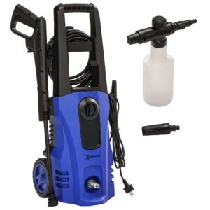 DURHAND Hogedrukreiniger 150 bar met 6 m slang, 1800 W, 5 accessoires, blauw