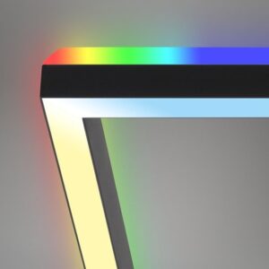 BRILONER FRAME - Plafondlamp met afstandsbediening en RGB-kleurwisseling - 57 x 48 x 8,5 cm