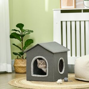 PawHut kattenhuis met zacht kussen D30-630V00
