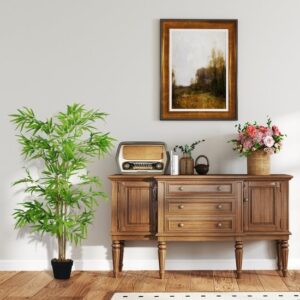 Outsunny - Kunstplant met pot - Voor binnen en buiten - Groen