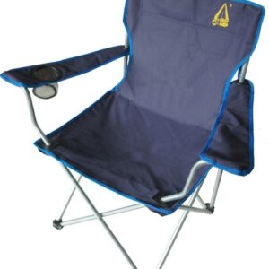 Beste Camp Koala Campingstoel - Hoge Rugleuning - Blauw