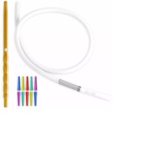 DILAW® Shisha Set Roestvrij Staal GOUD V2A 75cm Waterpijp