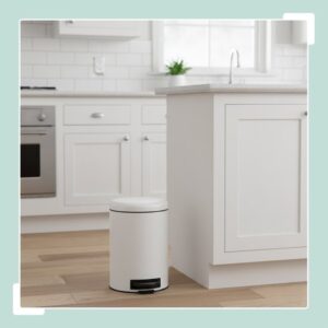 Keukenprullenbak - 12 l - binnenemmer - softclose - wit