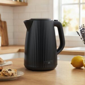Homcom waterkoker - Kunststof - 21,4L x 15,6B x 23,3H cm - Zwart
