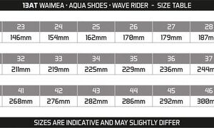 Waimea Aquaschoenen - Summertime - Zwart/Geel/Wit - 29