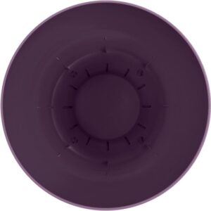 Elho Greenville Rond 40 - Grote Buitenbloempot met Waterreservoir - Vintage pruim