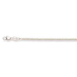 Glow ketting - zilver - gourmet 1.9 mm - 42 cm
