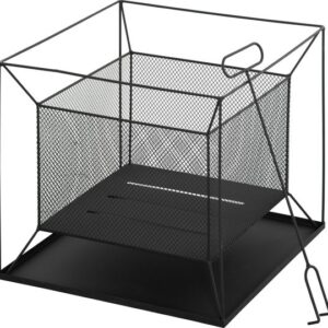 Outsunny Vuurkorf Metaal 45L x 45B x 43H cm Zwart