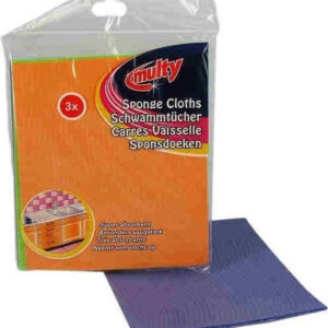 Multy sponsdoekjes - 3 stuks