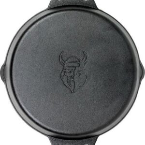 Valhal Outdoor Koekenpan met 2 Handvatten - Gietijzer, 30 cm, VH30H