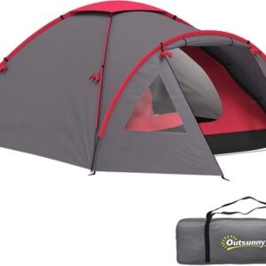Outsunny Campingtent Polyester, Fiberglas - 3,15L x 2,15B x 1,3H m - Grijs