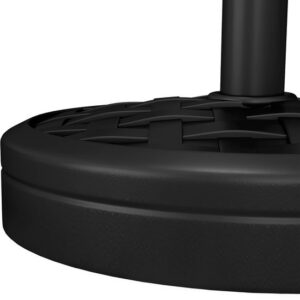 Outsunny Middenpoot Parasolvoet-HDPE, beton-Ø45 x 36H cm-Zwart