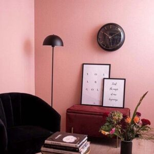 Karlsson Globe Wandklok - Zwart - Ø40cm - Scandinavisch