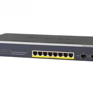 NETGEAR GS510TPP 10-poorts Gigabit Ethernet LAN PoE+ switch Smart Managed Pro (met 8x PoE+ 190W, 2x