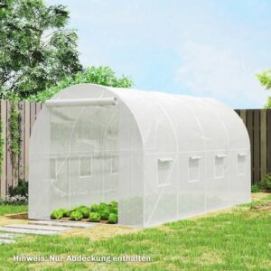 Outsunny Kascover-PE-400L x 200B x 200H cm - Wit
