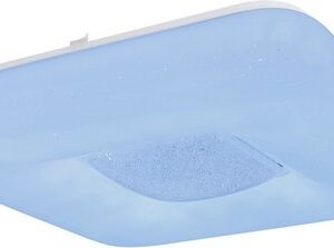 Globo Trystan plafonnière - wit metaal - LED - 48409-48RGBSH