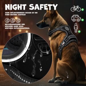 Lovpet® Hondentuigje zonder trein en wurgen voor kleine honden en puppy's, ademend en zacht borsthar