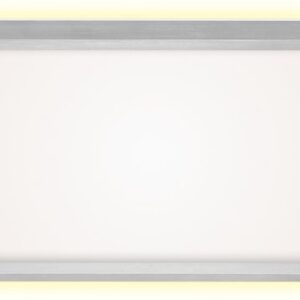 Briloner Leuchten - LED-plafondlamp met achtergrondverlichting, 22W, 3000 lumen, wit-aluminium