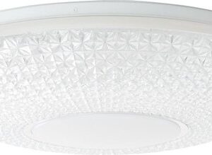 Brilliant NUNYA - Plafondlamp - Chroom; Wit