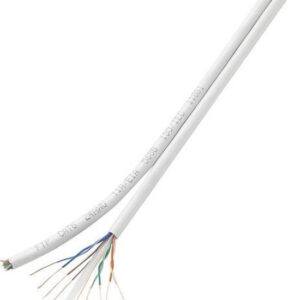 Conrad Components H21204C21 Netwerkkabel CAT 6 F/UTP 8 x 2 x 0.196 mm² Wit 10 m