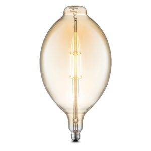 LED-druppelgloeilamp H = 33 cm, warm wit, E27, 420 lumen