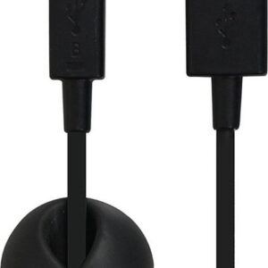Port Designs 900060 1.2m Micro-USB A USB A Zwart USB-kabel